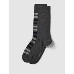 Socken mit Label-Detail im 2er-Pack Modell 'DUO STRIPE SOCK'