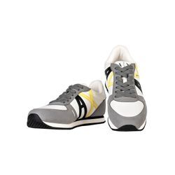 Sneaker ARMANI EXCHANGE "Sneaker", Herren, Gr. 42, neutral grau, sanftes weiß, Obermaterial: 75% Textilmaterial TEXMAT. 25% Kunstleder synt.leather. Futter: 100% Textilmaterial TEXMAT. 100% Gummi rubber., Schuhe