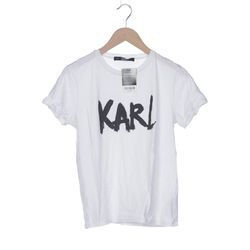 Karl by Karl Lagerfeld Damen T-Shirt, weiß, Gr. 42