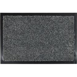 Fußmatte ASTRA "Calcite", grau (anthrazit), B:120cm H:10mm L:180cm, Kunstfaser, Teppiche, Sauberlaufmatte, rutschfest, meliert, nimmt Schmutz auf, weich