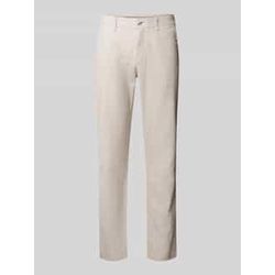 Relaxed Fit Chino aus Leinen-Baumwoll-Mix