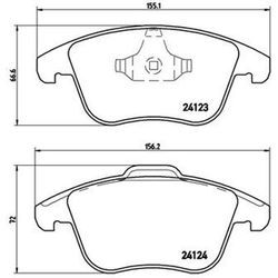 BREMBO Bremsensatz-Vorn und hinten Bremsensatz, Scheibenbremse vorne rechts links Gelocht 302mm für VOLVO ASIA LAND ROVER (CHANGAN) GAC FORD JAGUAR MG