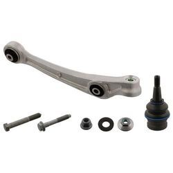 FEBI BILSTEIN Lenker, Radaufhängung ProKit vorne rechts mit Anbaumaterial für AUDI 8K0407152B 8K0407152DS1 8K0407152C 40412