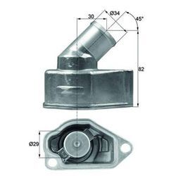 MAHLE Thermostat, Kühlmittel mit Dichtung für DAEWOO VAUXHALL GMC OPEL CHEVROLET 90411948 9041948 TI 9 92