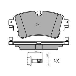 MEYLE Bremsbelagsatz, Scheibenbremse MEYLE-PD: Advanced design and technology. hinten rechts links für VW AUDI 8W0698451BJ 8W0698451F 8W0698451G 025