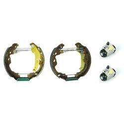 BREMBO Bremsbackensatz KIT & FIT hinten rechts links vormontiert für PEUGEOT TOYOTA CITROËN 049070H010 049070H040 424216 K 61 083