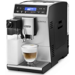 DE'LONGHI Kaffeevollautomat "Autentica Cappuccino ETAM 29.660.SB", silber (silberfarben, schwarz), B:19,5cm H:32,5cm T:47,3cm, Kaffeevollautomaten, nur 19,5 cm breit, LatteCrema Milchsystem, Topseller