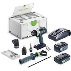 Festool Akku-Bohrschrauber QUADRIVE TDC 18/4 5,0/4,0 I-Set