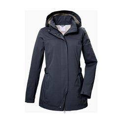 Softshelljacke "GS 75 WMN SFTSHLL JCKT", Damen, Gr. 36, blau (navy), Oberstoff: Oberseite: 100% Polyester, Rückseite: 100% Polyester, Futter: 100% Polyester, G.I.G.A. DX BY KILLTEC, sportlich, Jacken, Wasserabweisende, atmungsaktive Softshelljacke, PFAS-frei imprägniert