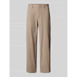 Straight Leg Hose mit Strukturmuster