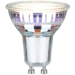 Paulmann Eco-Line Standard 230V LED Reflektor GU10 450 lm, aus hochwertigem Vollglas LED, Silber