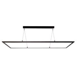LED-Hängeleuchte 3422, eckig, Dip-Switch, schwarz