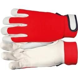 JS Arbeitsschutz Lederhandschuhe Driver Red Star, Größe 8-11