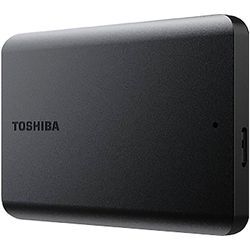 TOSHIBA externe HDD-Festplatte "Canvio Basics 2022 2TB", schwarz, 2 TB, Festplatten