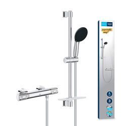 Grohe Precision Feel Thermostat-Brausebatterie 1/2"" mit Brausegarnitur 60 cm"