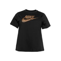 Nike Sportswear T-Shirt »WOMEN NIKE SPORTSWEAR TOP SHORTSLEEVE PLUS SIZE«, schwarz, Gr.XXL