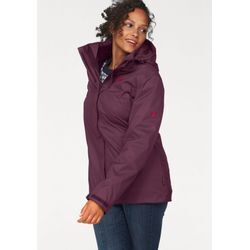 3-in-1-Funktionsjacke, burgund, Gr.54