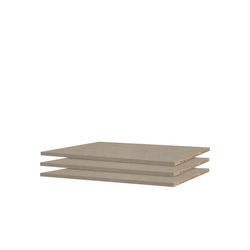 Einlegeböden 3er-Set - holzfarben - 85 cm - 1,6 cm - 45 cm - Sconto