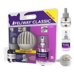 Feliway Classic Kombi-Set Wohlfühlduft für Katzen zu Hause und Unterwegs