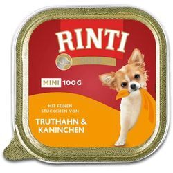 RINTI Gold Mini Truthahn & Kaninchen 16 x 100g Hundefutter