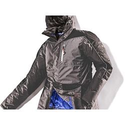 9360, Thermo-Parka EVO grau/schwarz, Gr. XL