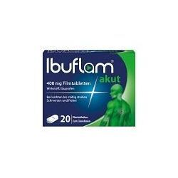 Ibuflam akut - 400 mg Ibuprofen Schmerztabletten - 20 Stk 20 St