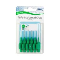 TEPE Interdentalbürste 0,8mm grün 6 St