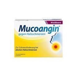 MUCOANGIN Waldbeere 20 mg Lutschtabletten 18 St