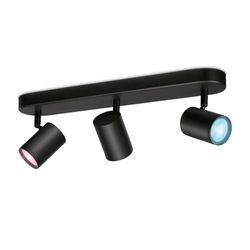 WiZ Imageo LED-Spot 3-flg. RGB, schwarz