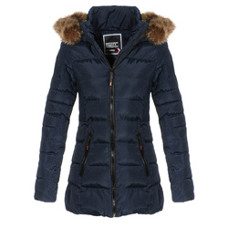 Geographical Norway Damen Jacke Parka Winter Mantel gefüttert warme Winterjacke